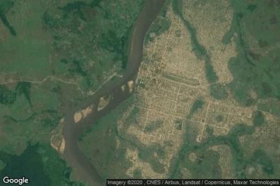 Vue aérienne de Bandundu