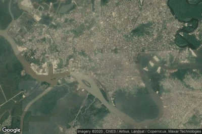 Vue aérienne de Warri