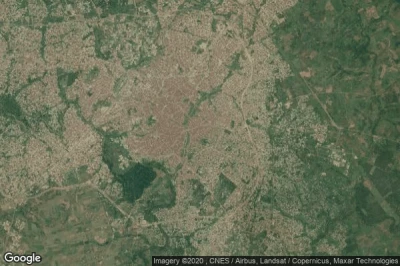 Vue aérienne de Osogbo