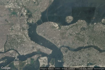 Vue aérienne de Lagos