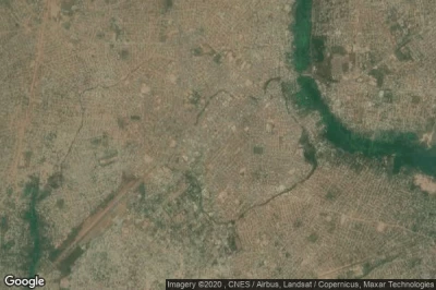 Vue aérienne de Benin City