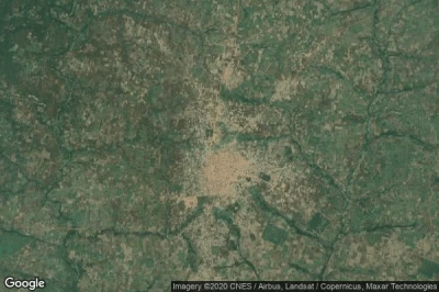 Vue aérienne de Tchamba