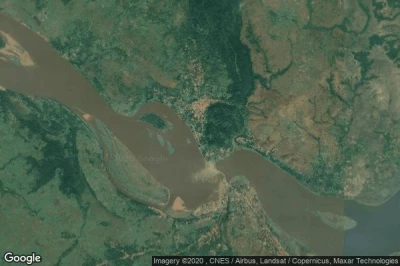 Vue aérienne de Mobaye