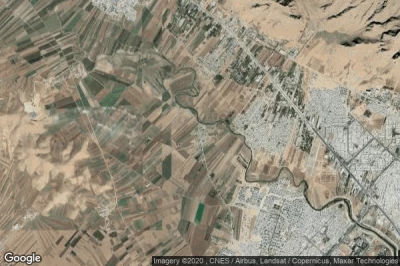 Vue aérienne de Kahriz