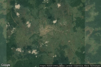 Vue aérienne de Mbaïki