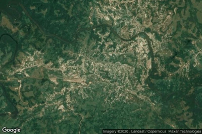 Vue aérienne de Ngobounda