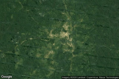 Vue aérienne de Mbigou