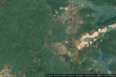 Vue aérienne de Mogbwemo