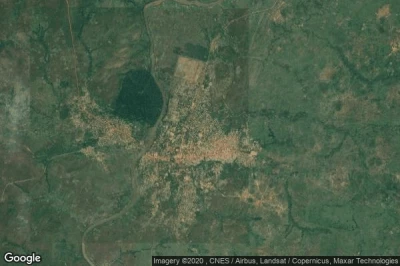 Vue aérienne de Bambari