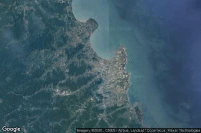 Vue aérienne de São Tome