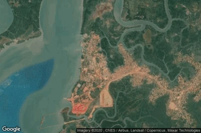 Vue aérienne de Kamsar