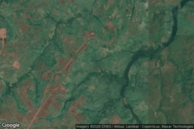 Vue aérienne de Fria