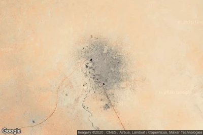 Vue aérienne de Timbuktu