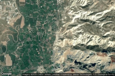 Vue aérienne de Waqqas