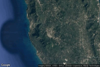 Vue aérienne de Agios Matthaios