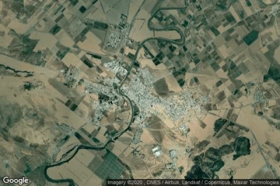 Vue aérienne de Majaz al Bab