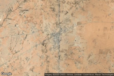 Vue aérienne de Bir Ali Bin Khalifah