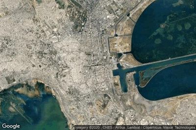 Vue aérienne de Bāb al Jazīrah