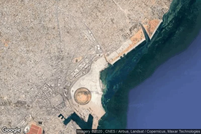 Vue aérienne de Al Qarmadah