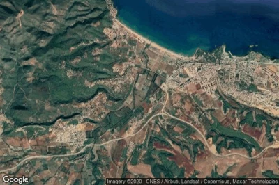 Vue aérienne de Wilaya de Tipaza