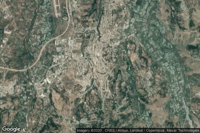 Vue aérienne de Taher