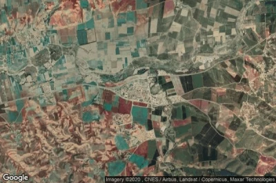 Vue aérienne de Rouina