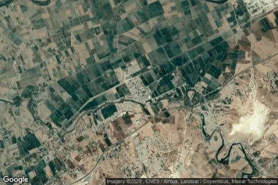 Vue aérienne de Oued Sly