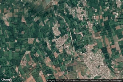 Vue aérienne de Oued el Alleug