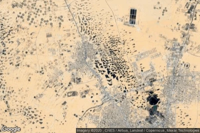 Vue aérienne de El Gourarir Zaouiet