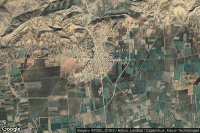 Vue aérienne de El Abadia