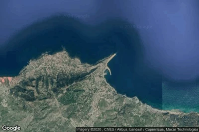 Vue aérienne de Dellys
