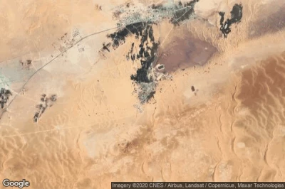 Vue aérienne de Bordj Omar Driss