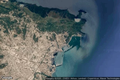 Vue aérienne de Bejaia