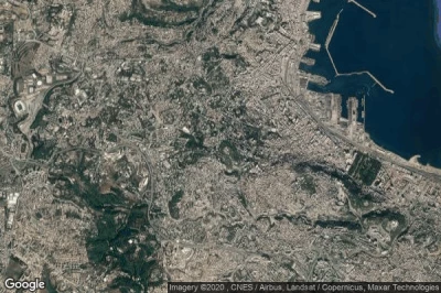 Vue aérienne de Algiers