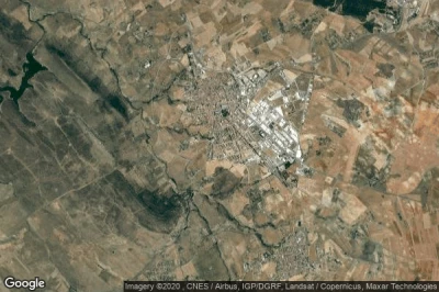 Vue aérienne de Zafra