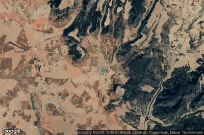Vue aérienne de Villar del Águila