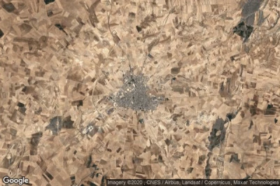 Vue aérienne de Villamayor de Santiago