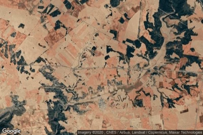 Vue aérienne de Valhermoso de la Fuente