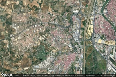 Vue aérienne de Tomares