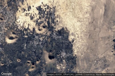 Vue aérienne de Tiagua