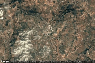Vue aérienne de Sorihuela del Guadalimar
