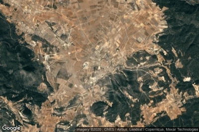 Vue aérienne de Sinarcas