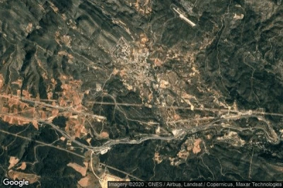 Vue aérienne de Siete Aguas