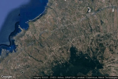 Vue aérienne de Sauzal