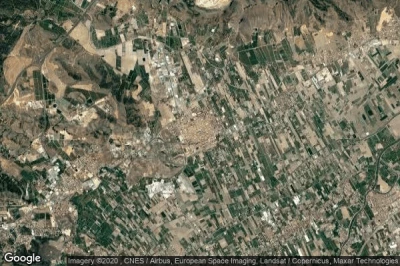 Vue aérienne de Santomera