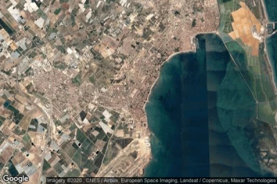 Vue aérienne de Santiago de la Ribera