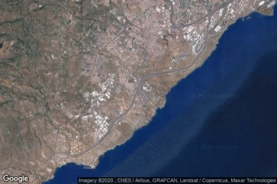 Vue aérienne de Santa María del Mar