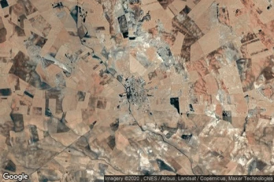 Vue aérienne de Santa Maria del Campo Rus