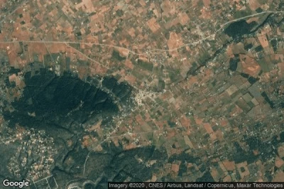 Vue aérienne de Santa Eugenia