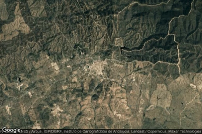 Vue aérienne de Santa Barbara de Casa